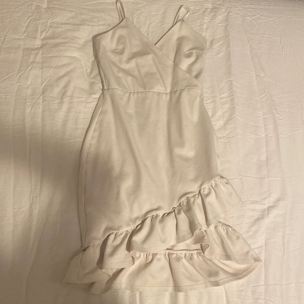 lulus xxs white bodycon dress